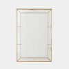 Global Views Claus Brushed Brass Stud Mirror