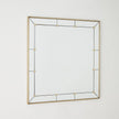 Global Views Claus Brushed Brass Stud Mirror