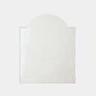 Global Views Mila Square/Circle Mirror Brushed Brass