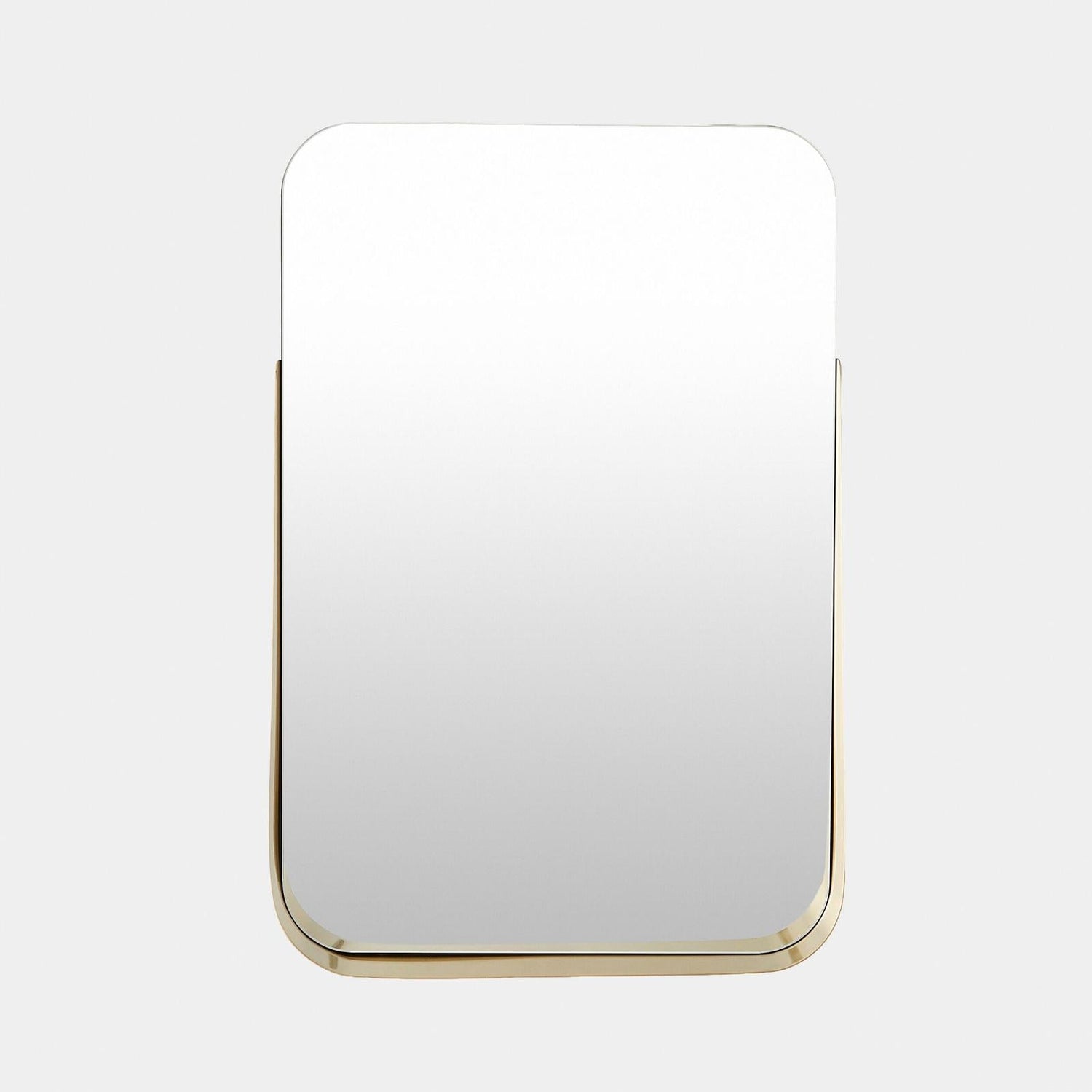 Global Views Tucker Shelf Mirror Brass