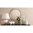 Global Views Sun Mirror Brass