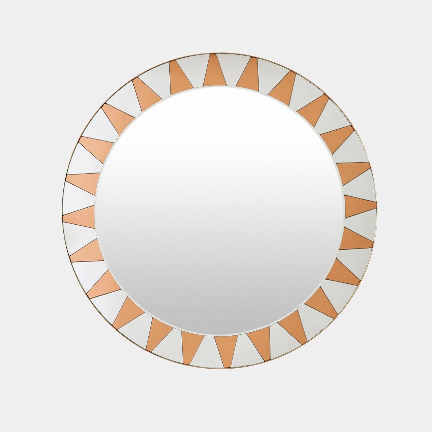 Global Views Sun Mirror Brass
