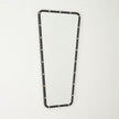 Global Views Fremmy Irregular Mirror Black with Brass Studs