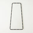 Global Views Fremmy Irregular Mirror Black with Brass Studs