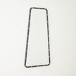 Global Views Fremmy Irregular Mirror Black with Brass Studs