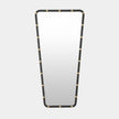 Global Views Fremmy Irregular Mirror Black with Brass Studs
