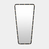 Global Views Fremmy Irregular Mirror Black with Brass Studs