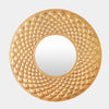 Global Views Gold Fish Scale Wall Mirror
