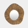 Global Views Ameba Antique Gold Wall Mirror
