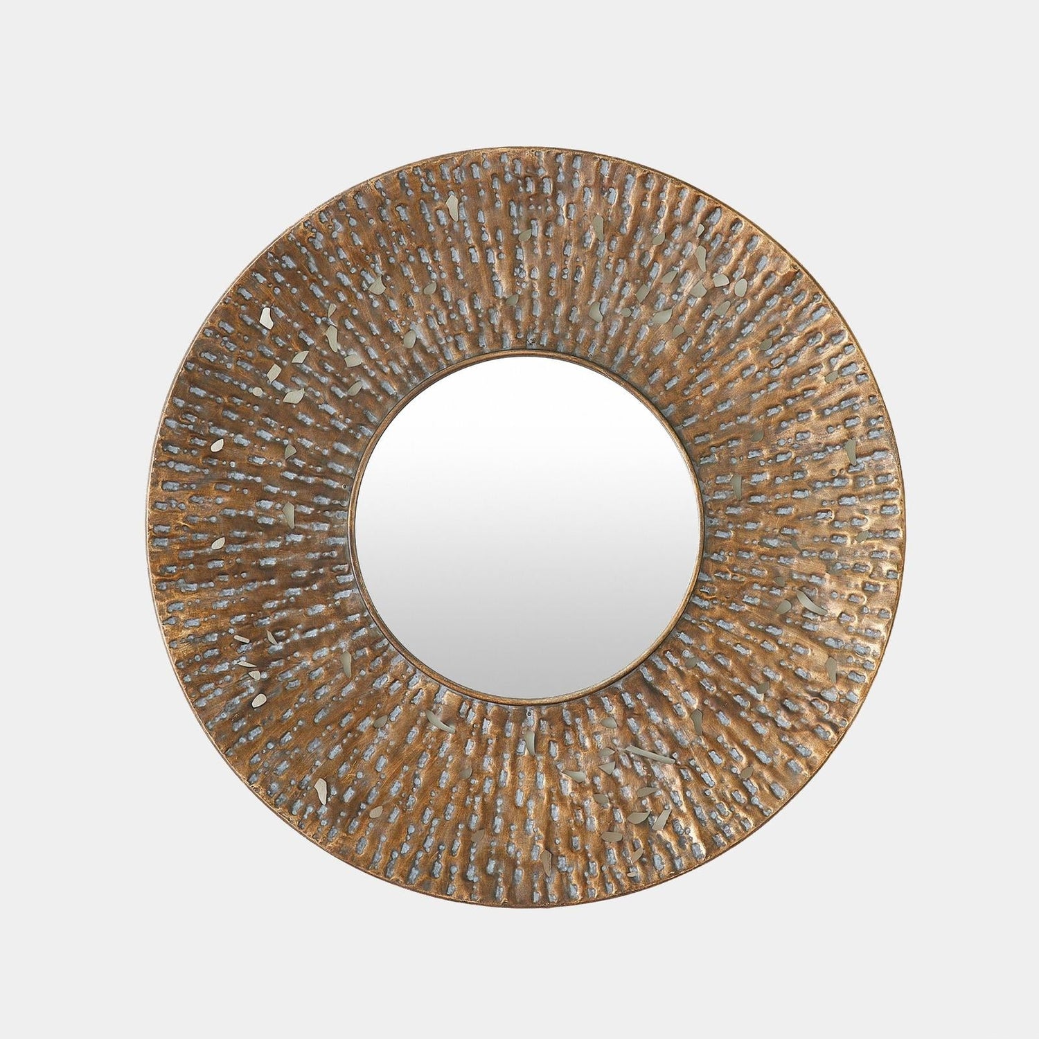 Global Views Ciliary Antique Copper Mirror