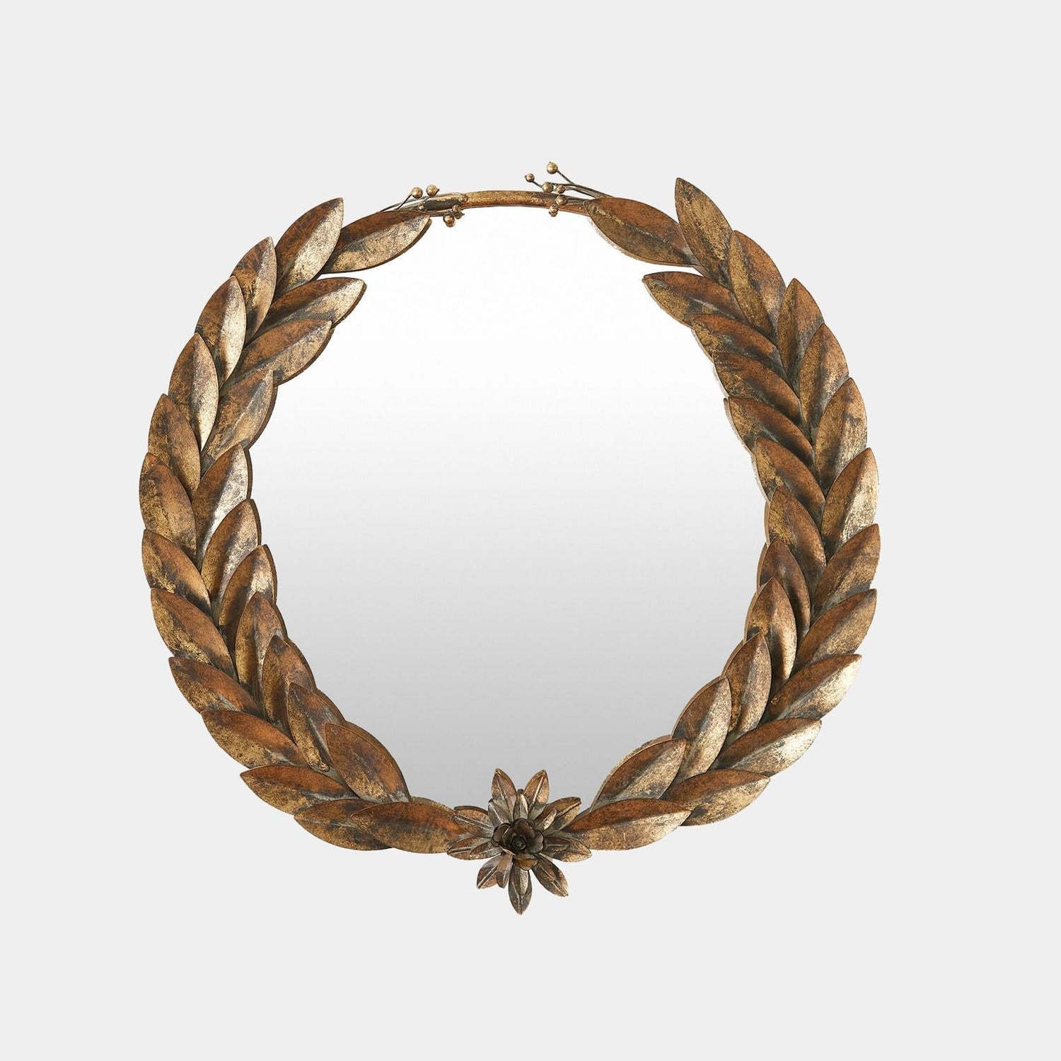 Global Views Greek Laurel Mirror