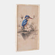 Global Views Blue Kingfisher Wall Art