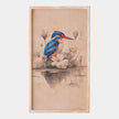 Global Views Blue Kingfisher Wall Art