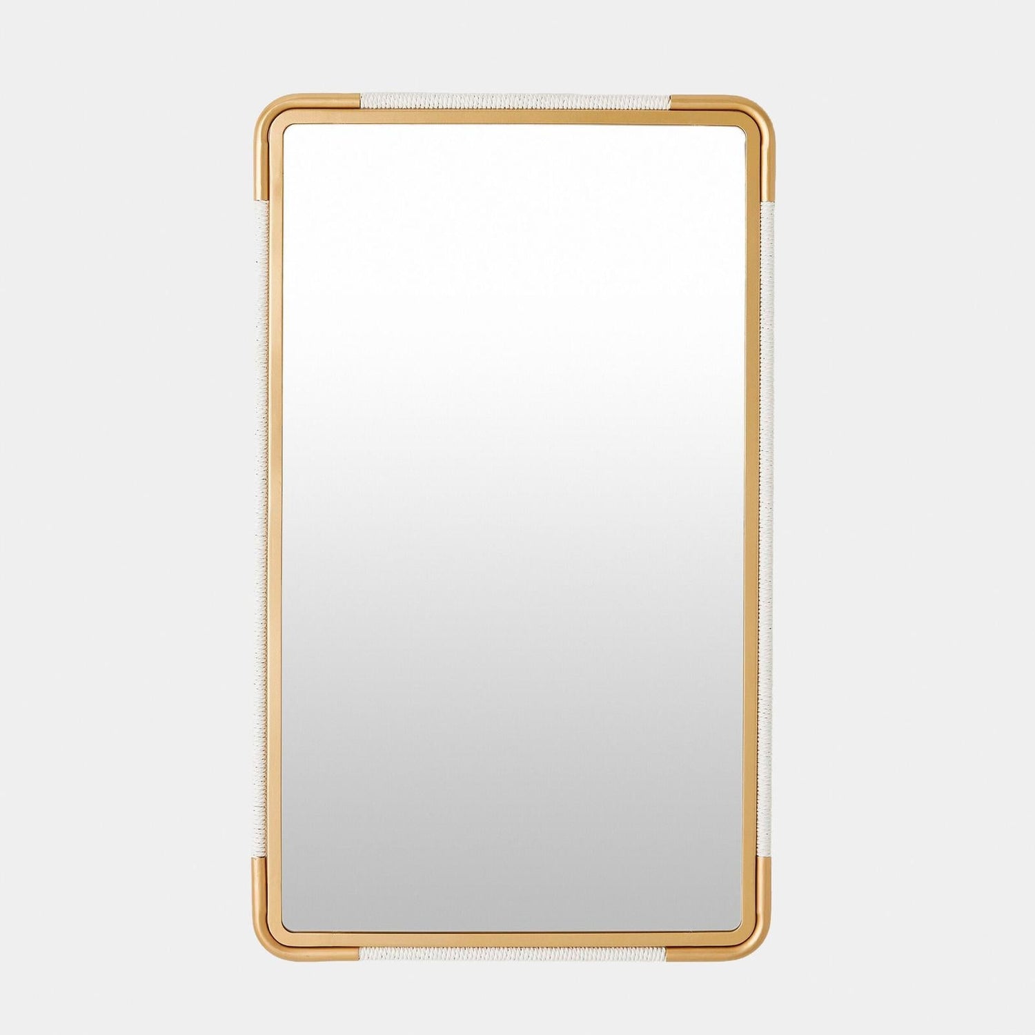 Global Views Seagrass Rope Wall Mirror