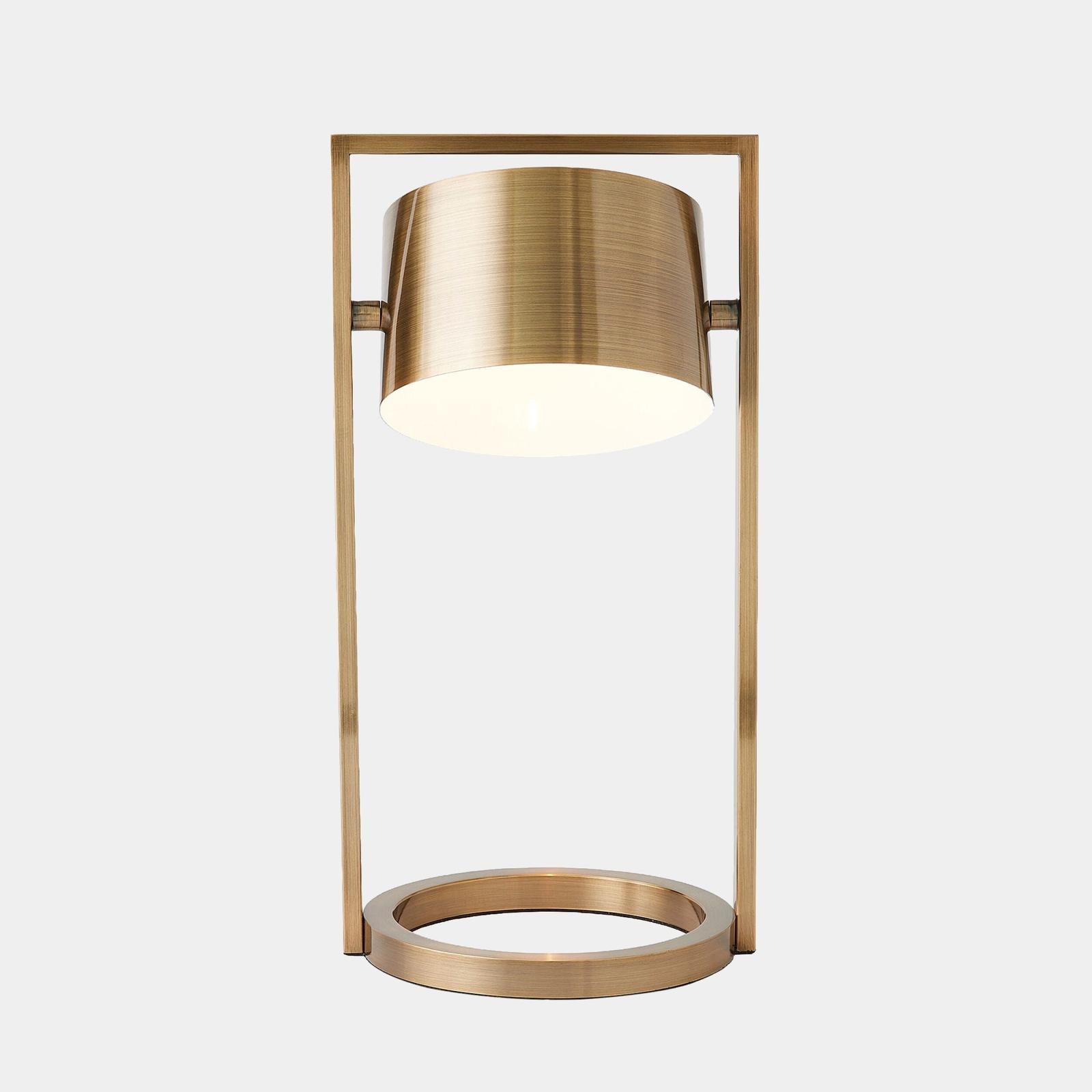 Global Views Key Light Metal Table Lamp