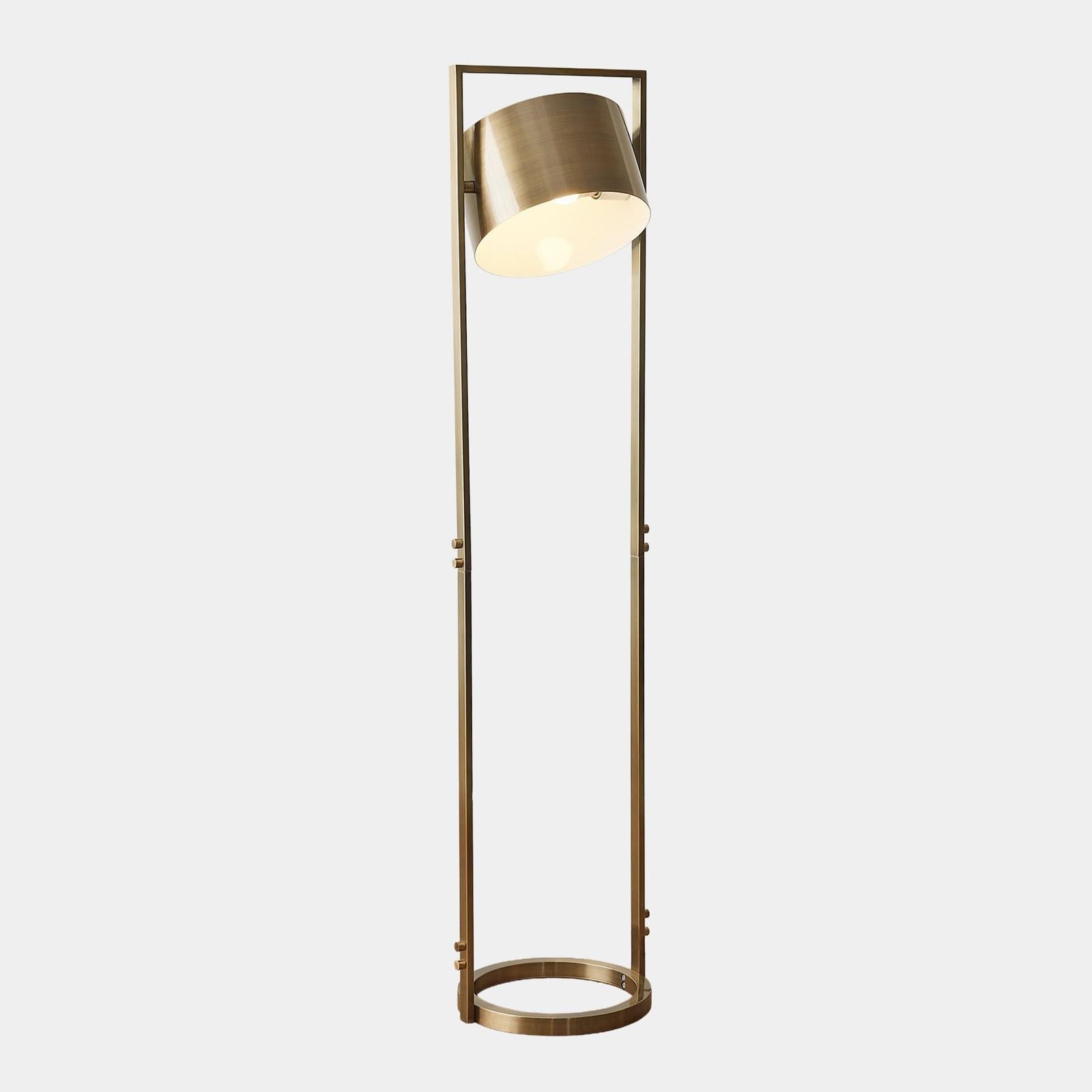 Global Views Key Light Metal Floor Lamp