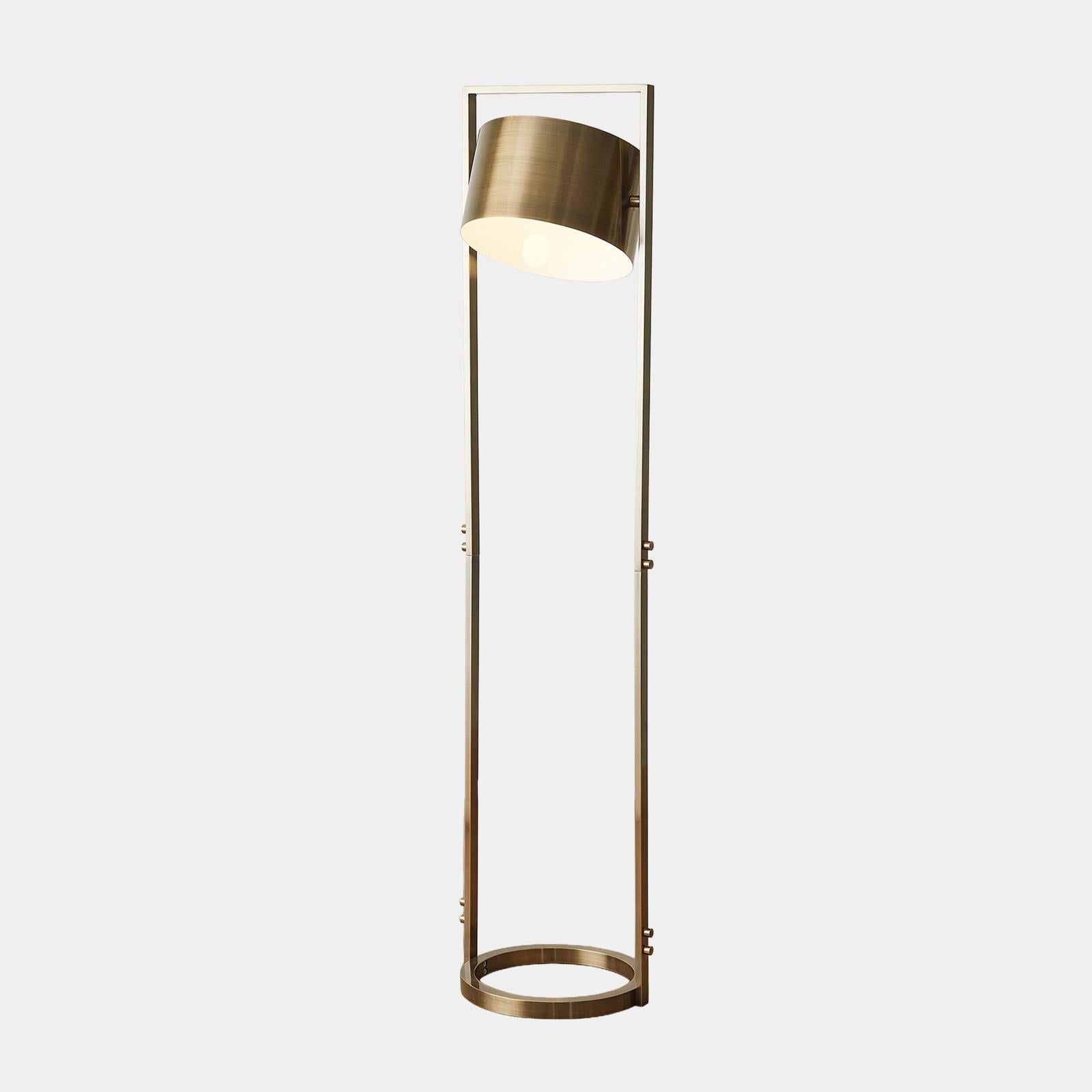 Global Views Key Light Metal Floor Lamp