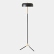 Global Views Carson Black Brass Dome Floor Lamp