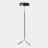 Global Views Carson Black Brass Dome Floor Lamp
