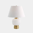 Global Views Global White Brass Table Lamp