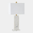 Global Views Stalwart Crystal Table Lamp White