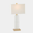 Global Views Emma Crystal Table Lamp Gold