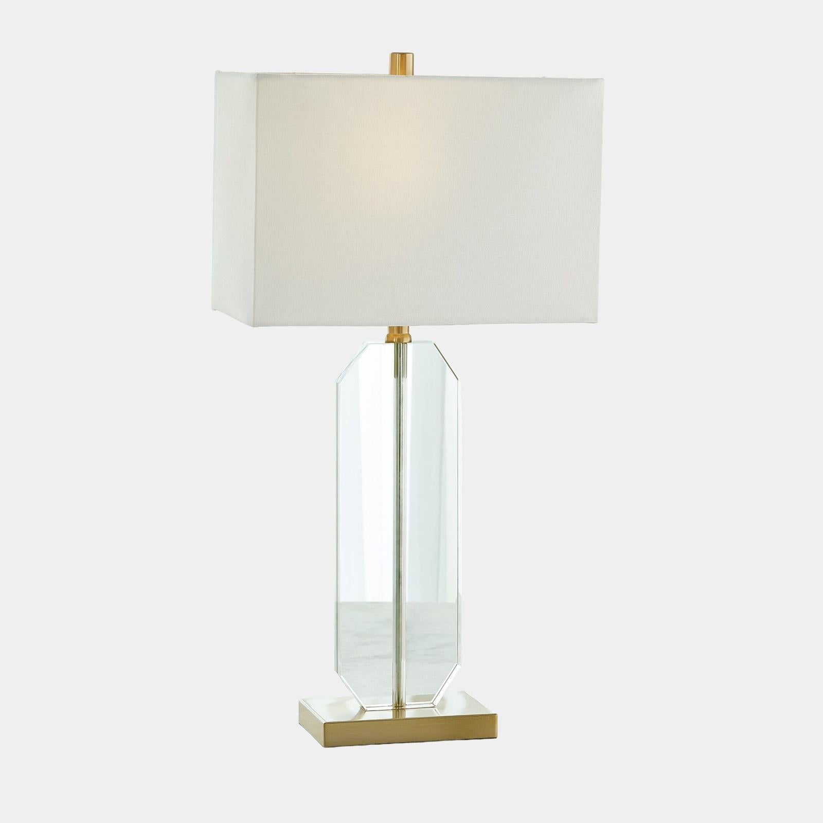 Global Views Emma Crystal Table Lamp Gold