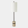Global Views Benson Faux Travertine Bronze Buffet Lamp