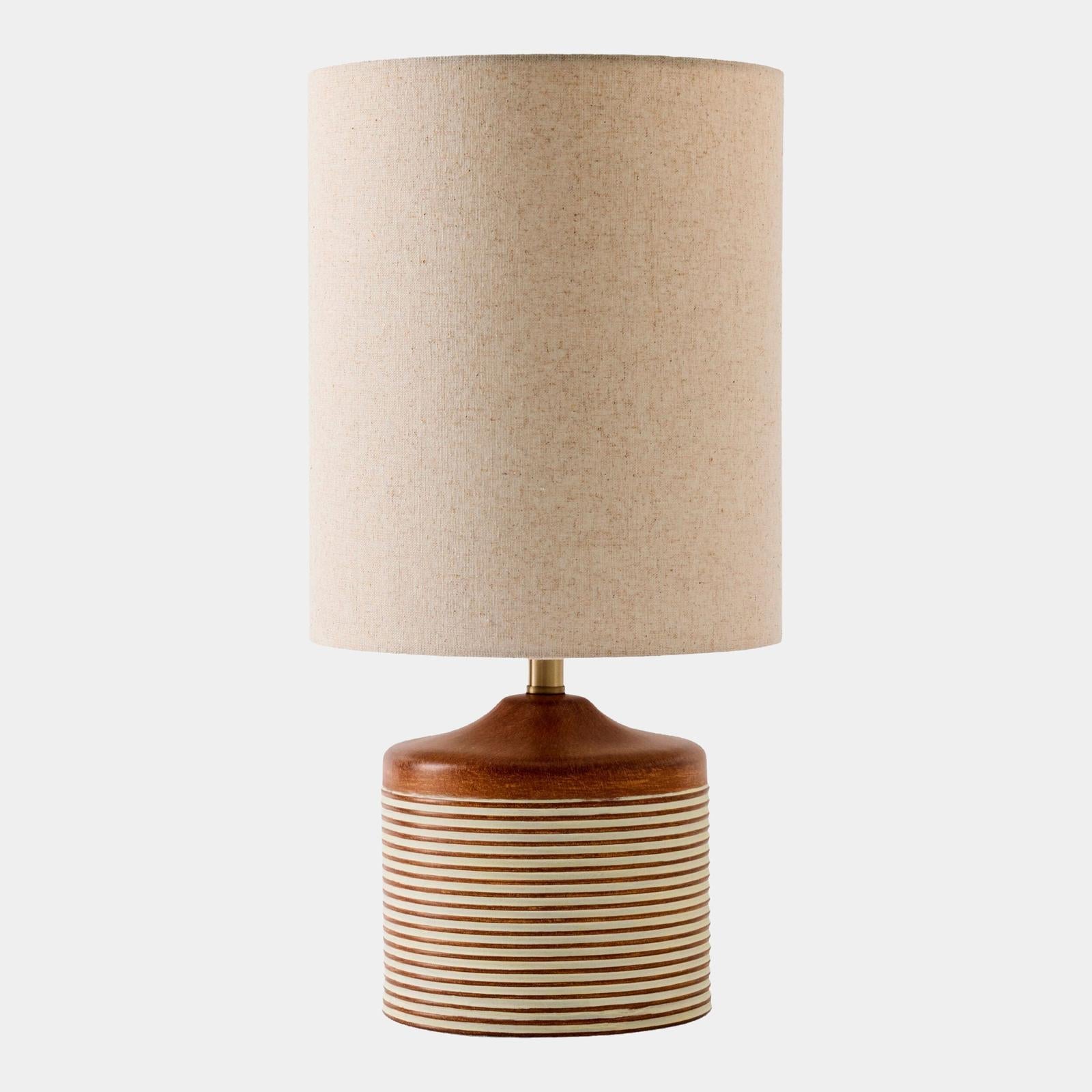 Global Views Armen Striped Ceramic Table Lamp