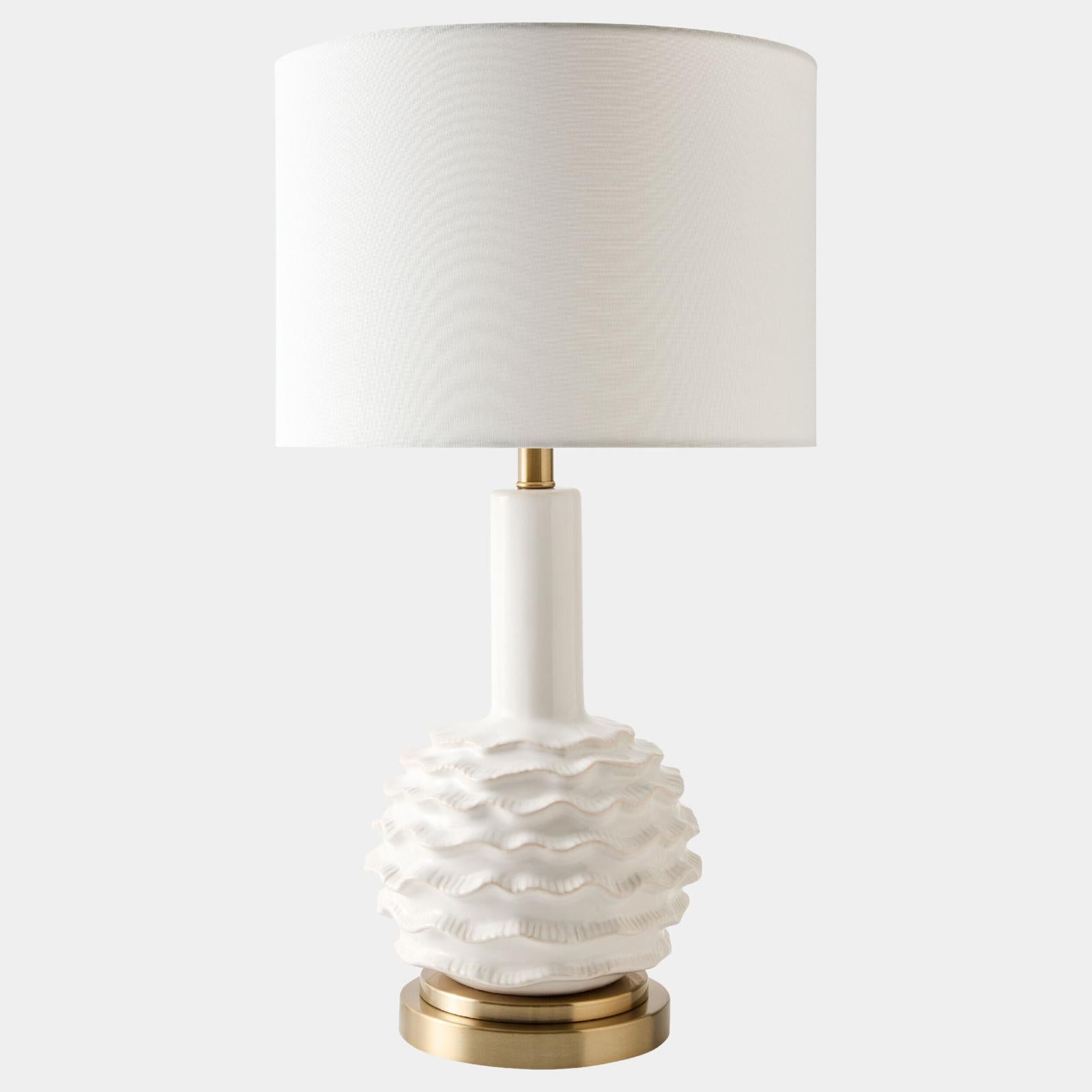 Global Views Cordelia Ruffles Lamp