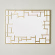 Global Views Jasmine Gold Leaf Wall Mirror