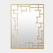 Global Views Jasmine Gold Leaf Wall Mirror