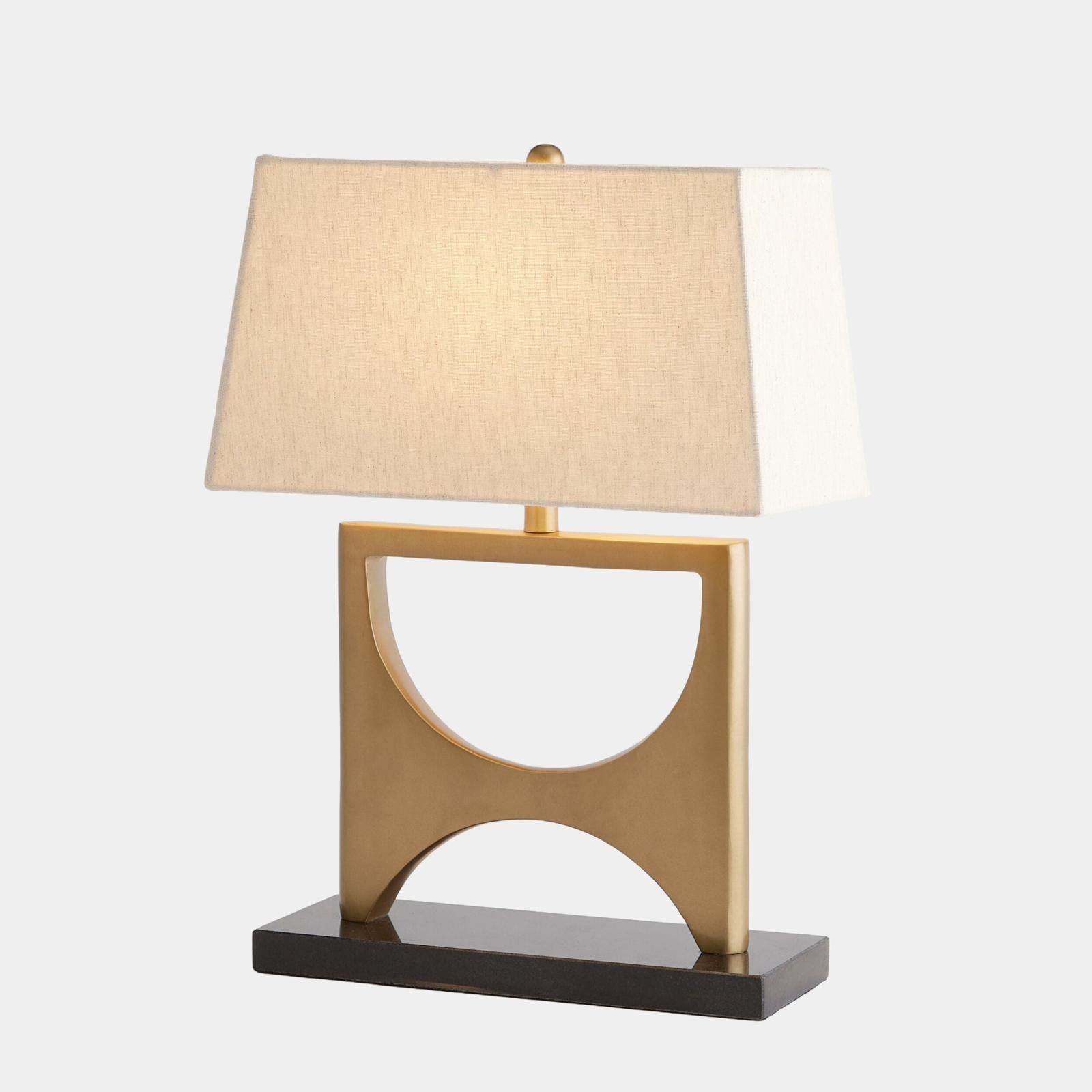 Global Views Eta Antique Brass Table Lamp