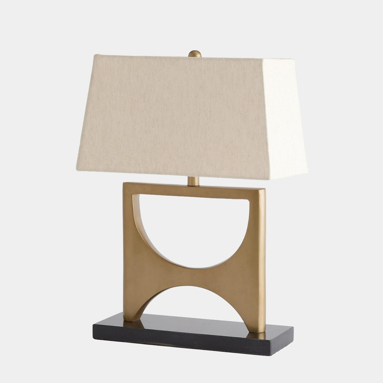 Global Views Eta Antique Brass Table Lamp