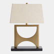 Global Views Eta Antique Brass Table Lamp