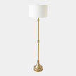 Global Views Gear Antique Brass Floor Lamp
