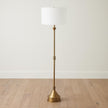 Global Views Gear Antique Brass Floor Lamp