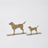 Global Views Antique Brass Dog Sculpture