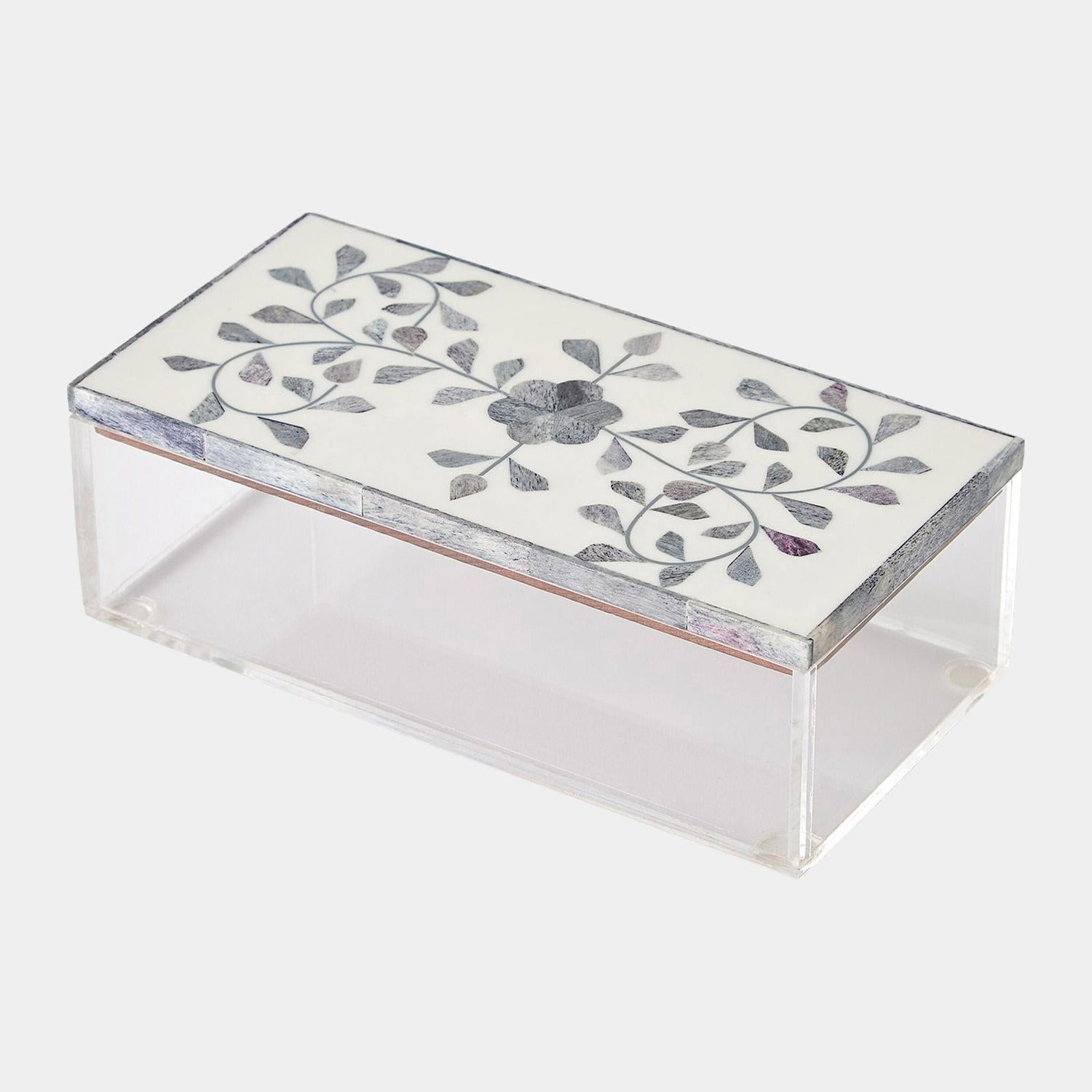 Global Views Lacey Inlay Rectangle Box