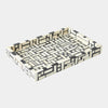 Global Views Kris Inlaid Black Tray