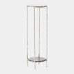 Global Views Nicky Iron Pedestal Table