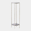 Global Views Nicky Iron Pedestal Table