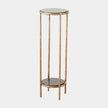 Global Views Nicky Iron Pedestal Table