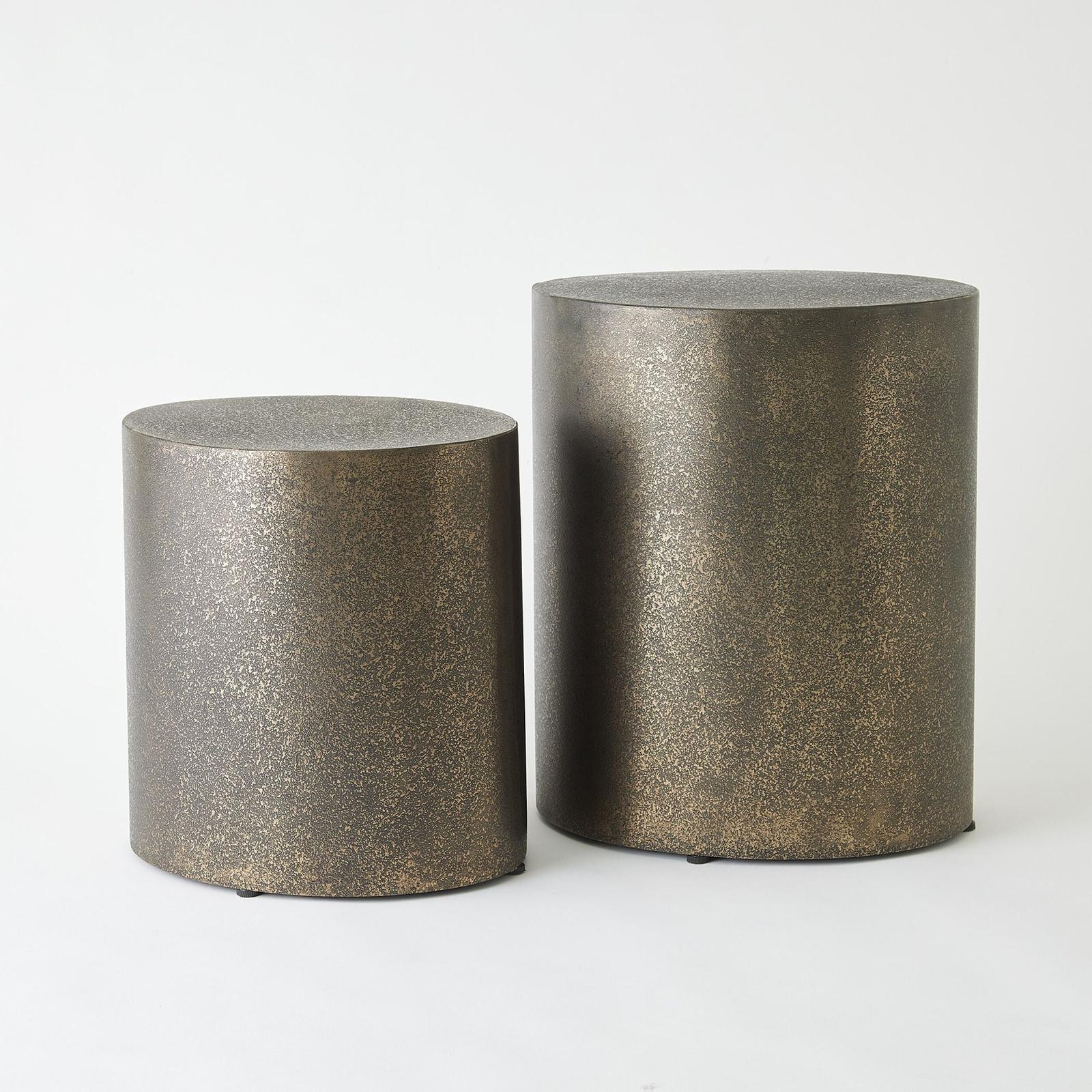 Global Views Arwen Texture Drum Table