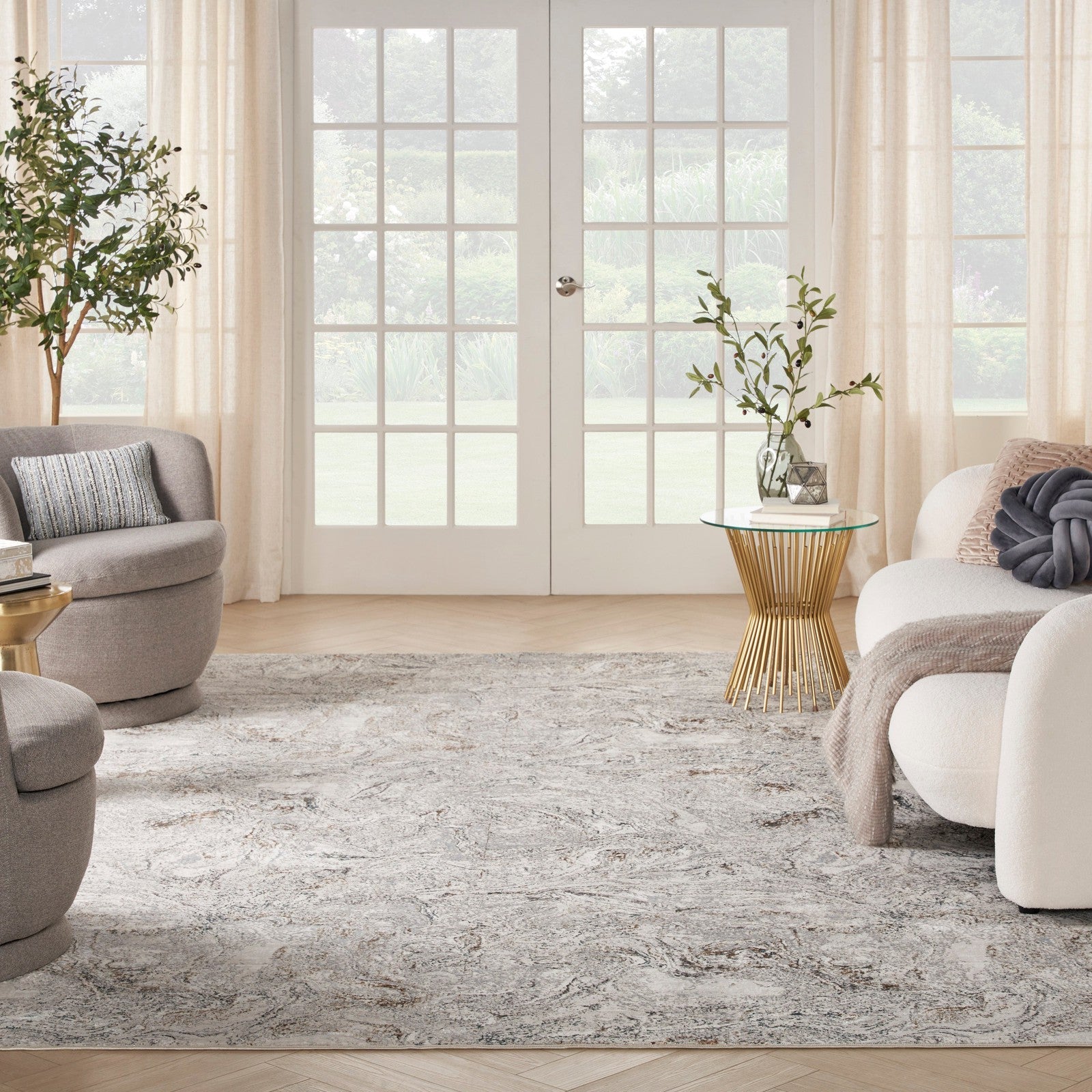 Nourison Glitz GLZ20 Modern Indoor Rug