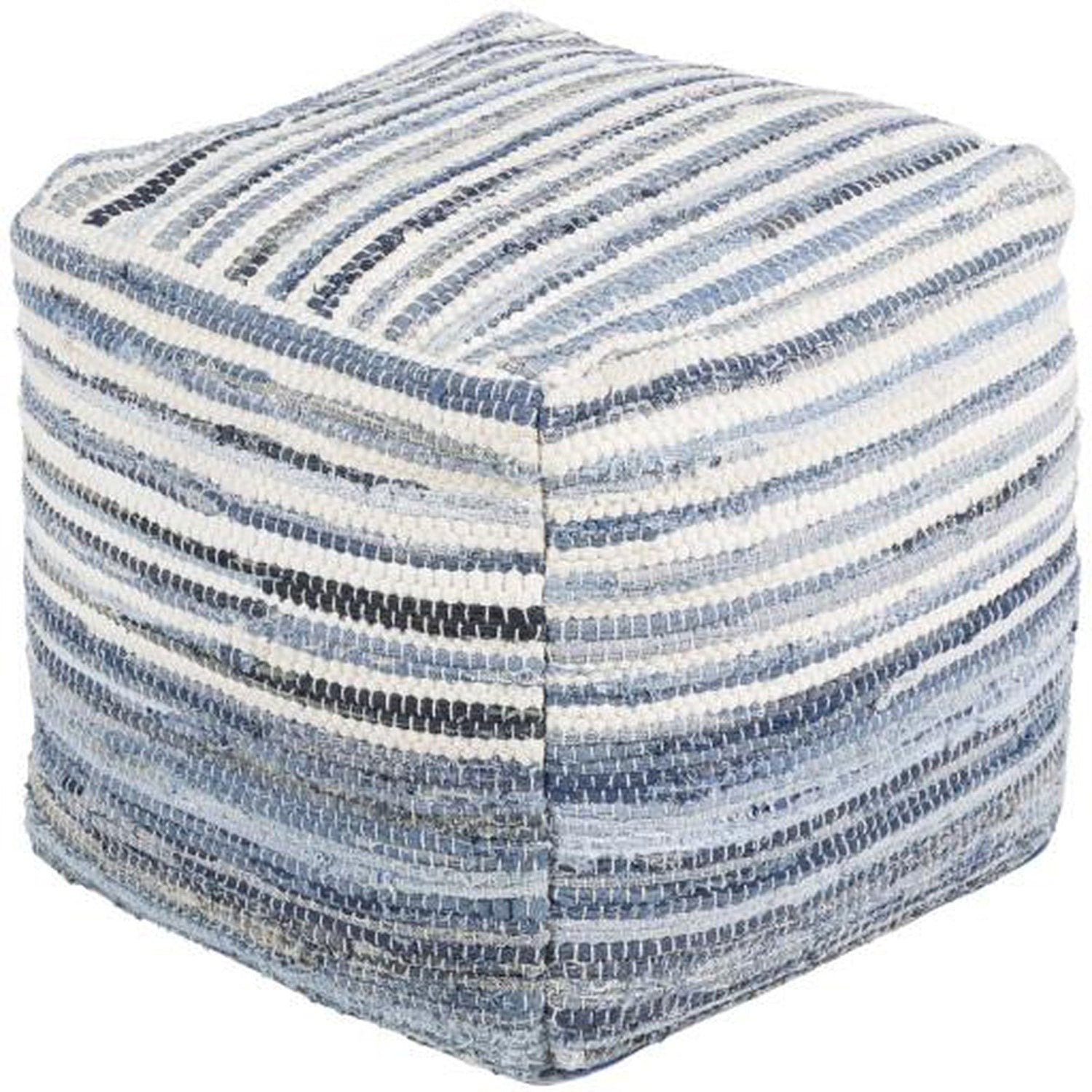 Livabliss by Surya Denim DNPF-001 Pouf