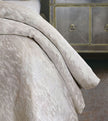 Eastern Accents Vionnet Platinum Hand-Tacked Comforter