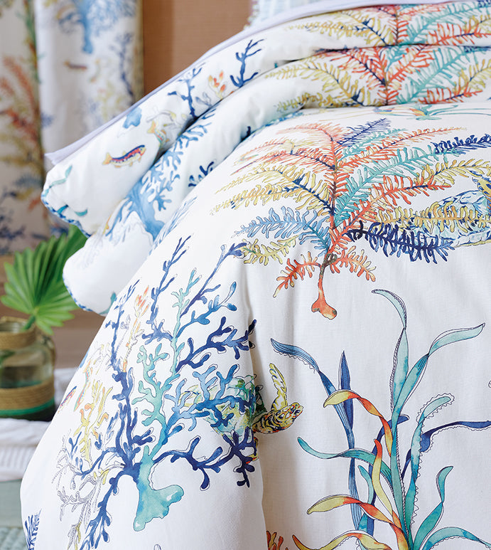 Eastern Accents Castaway Coral Reef Duvet Cover