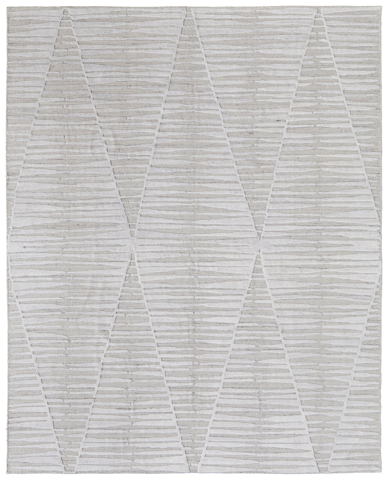 Feizy Elias 69FVF Rug in Ivory/Gray