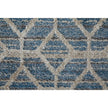 Feizy Mynka 39ICF Transitional Diamond in Blue/Ivory